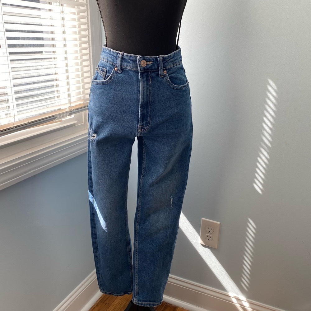 Stradivarius Original Mom Slim Jeans